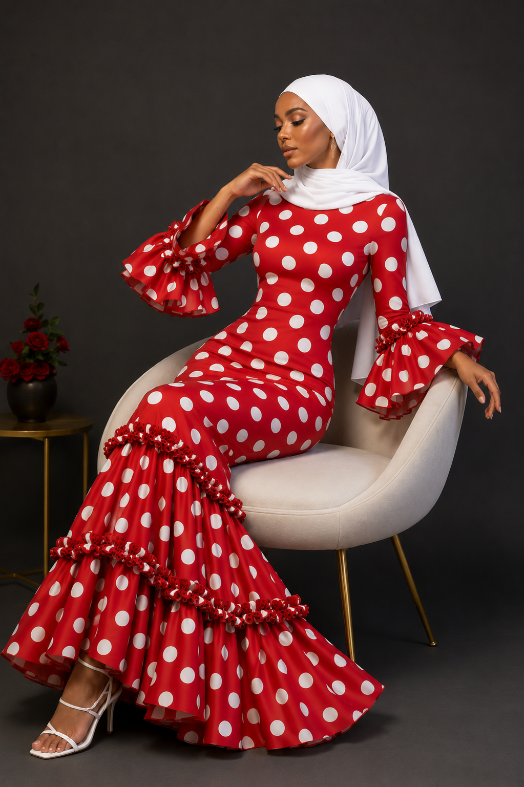 Graceful Evening Maxi Dress