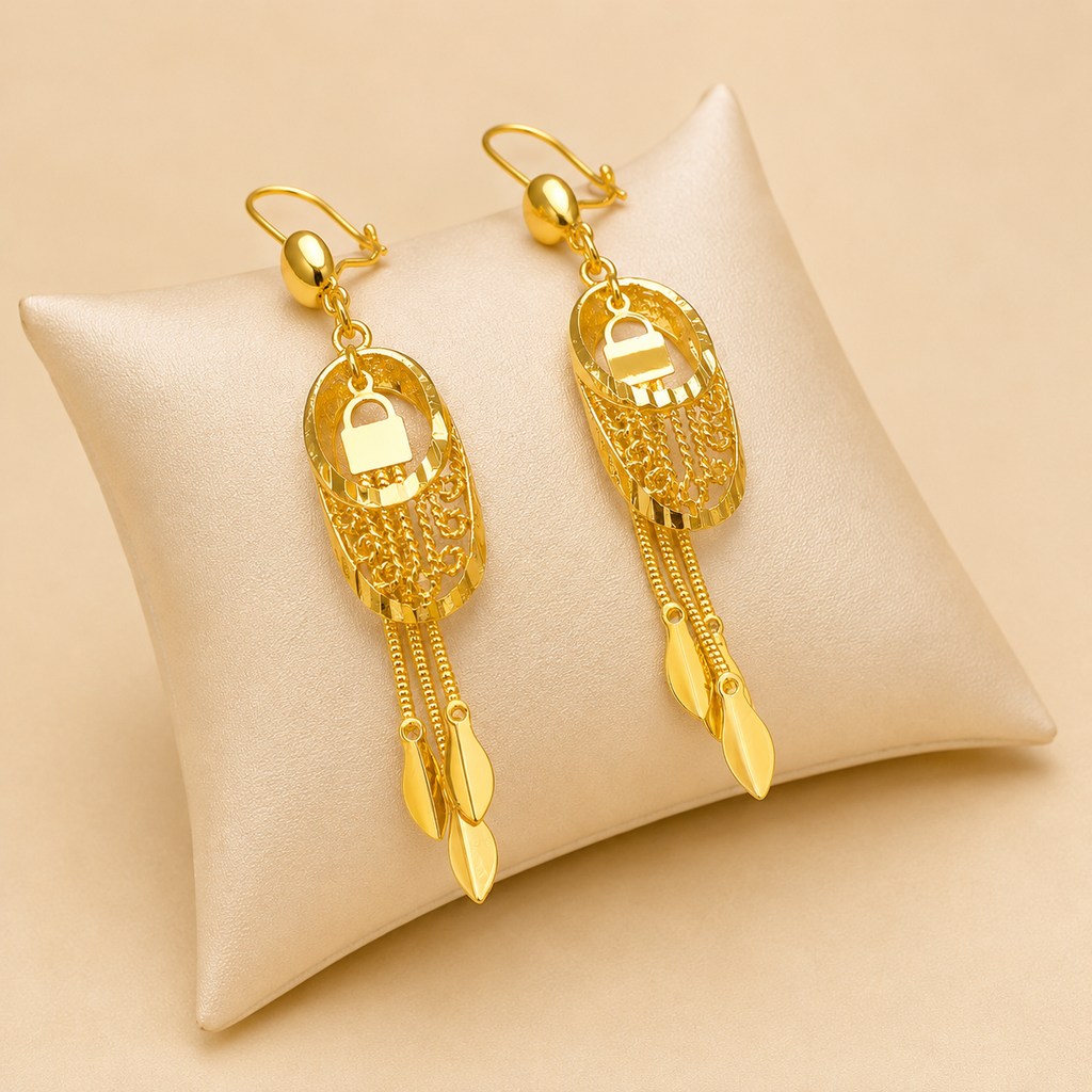 Elegant Gold Drop Earrings