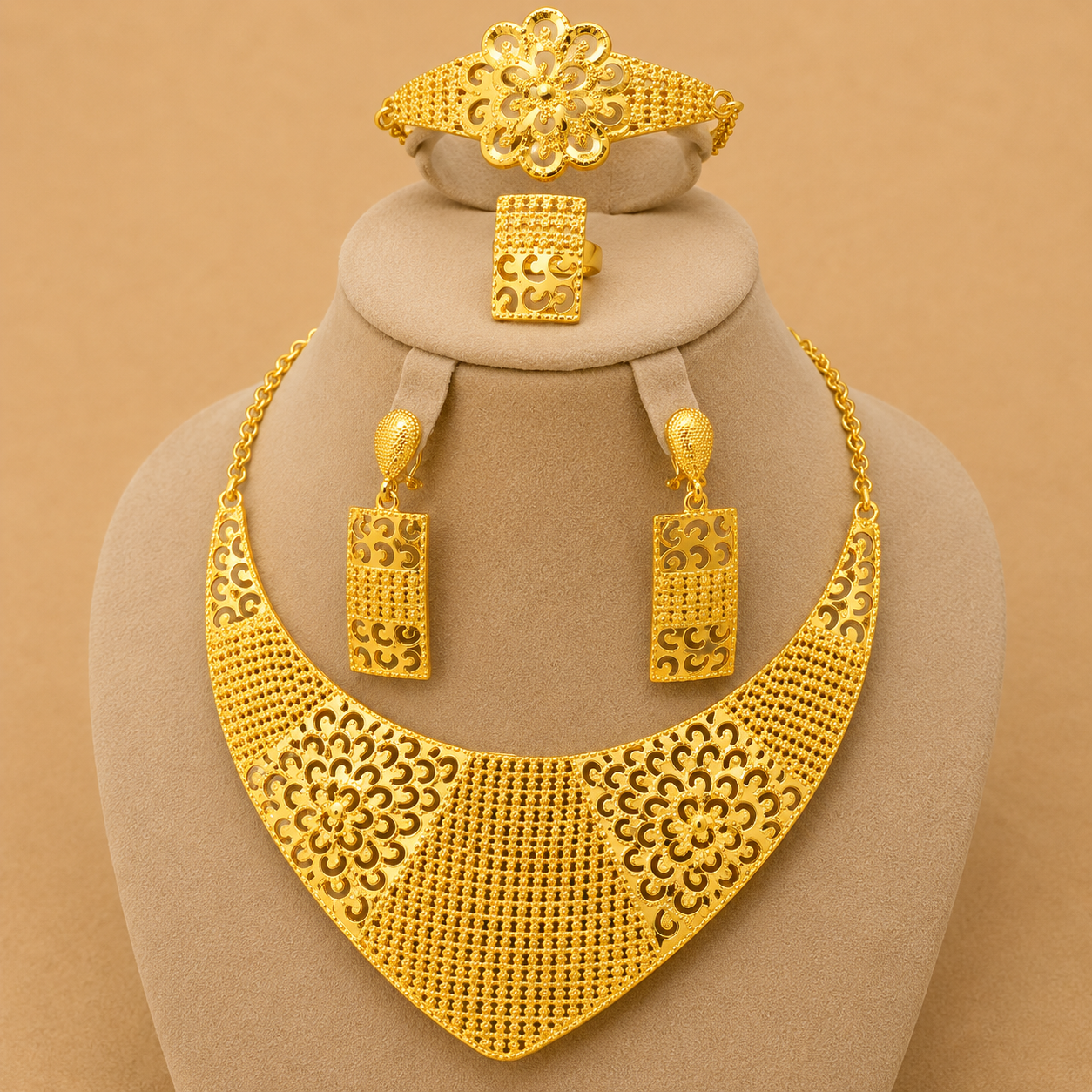 Premium Gold Choker Set