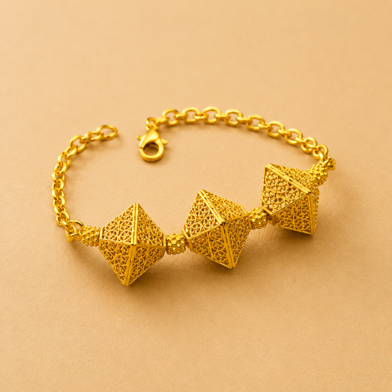 Complete Gold Bridal Jewelry Set