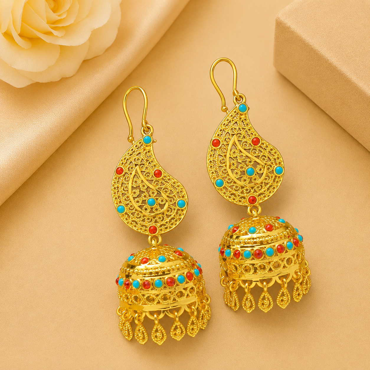Elegant Gold Drop Earrings