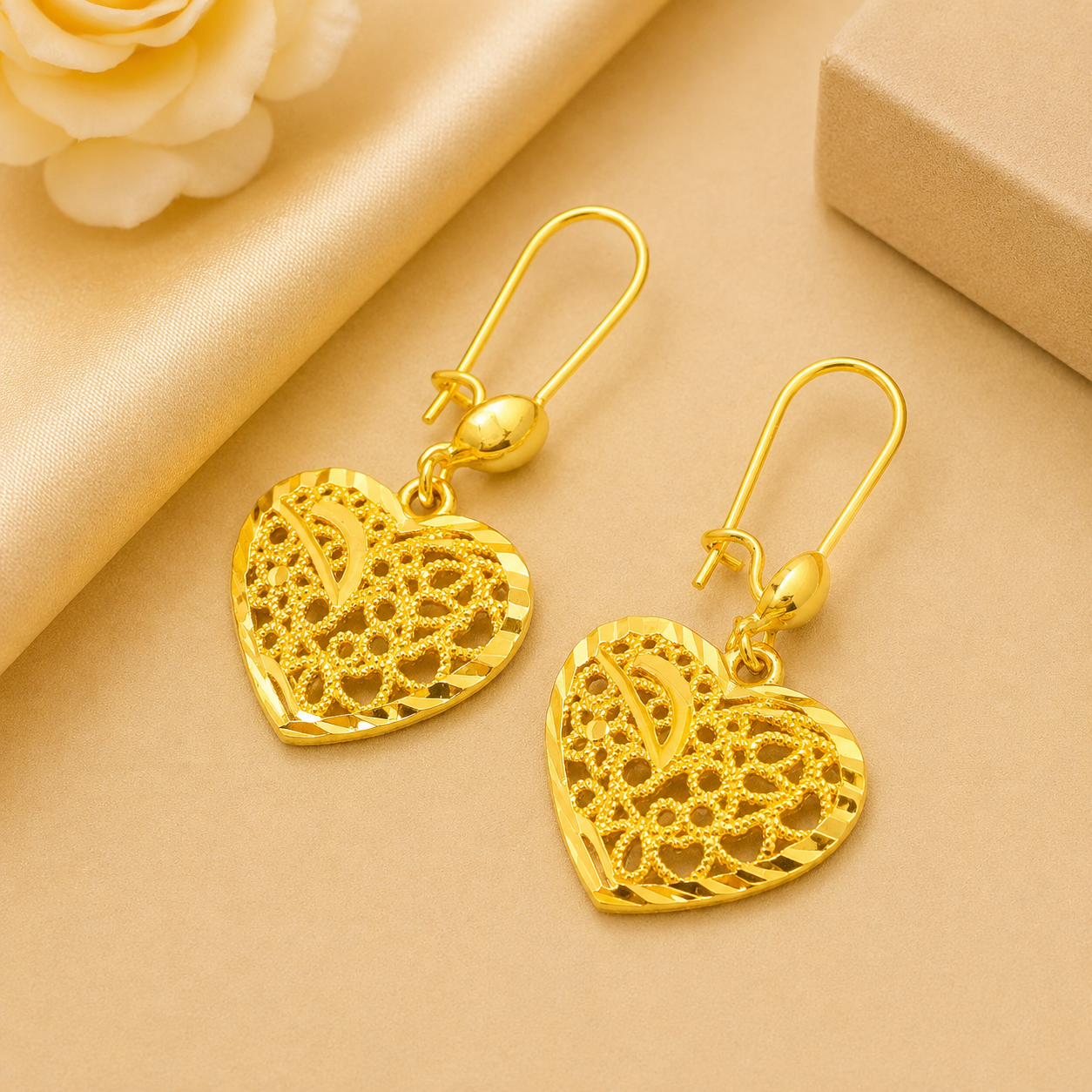 Elegant Gold Drop Earrings