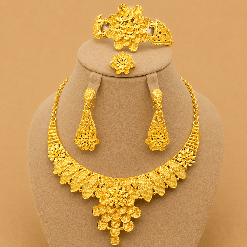 Premium Gold Choker Set