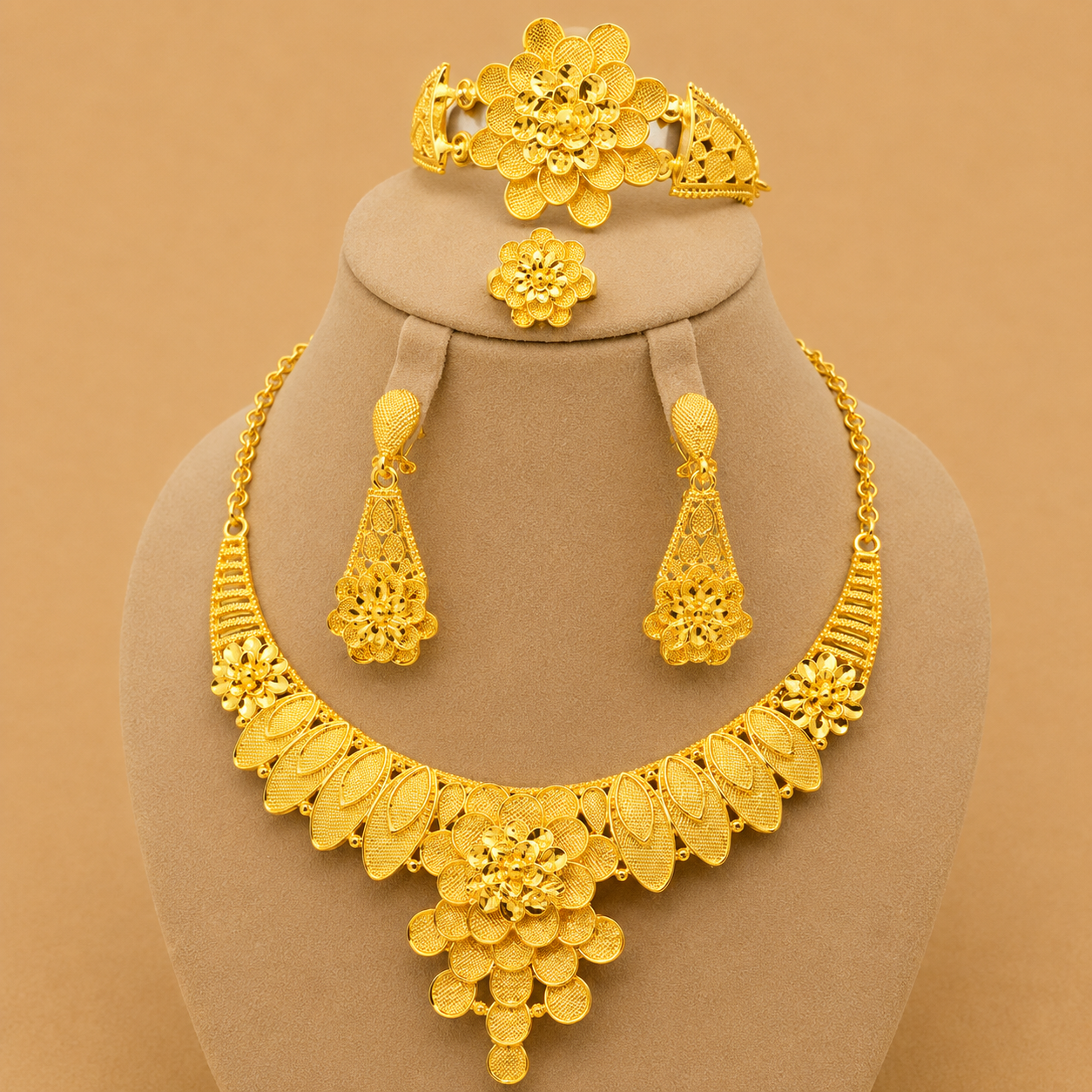 Premium Gold Choker Set