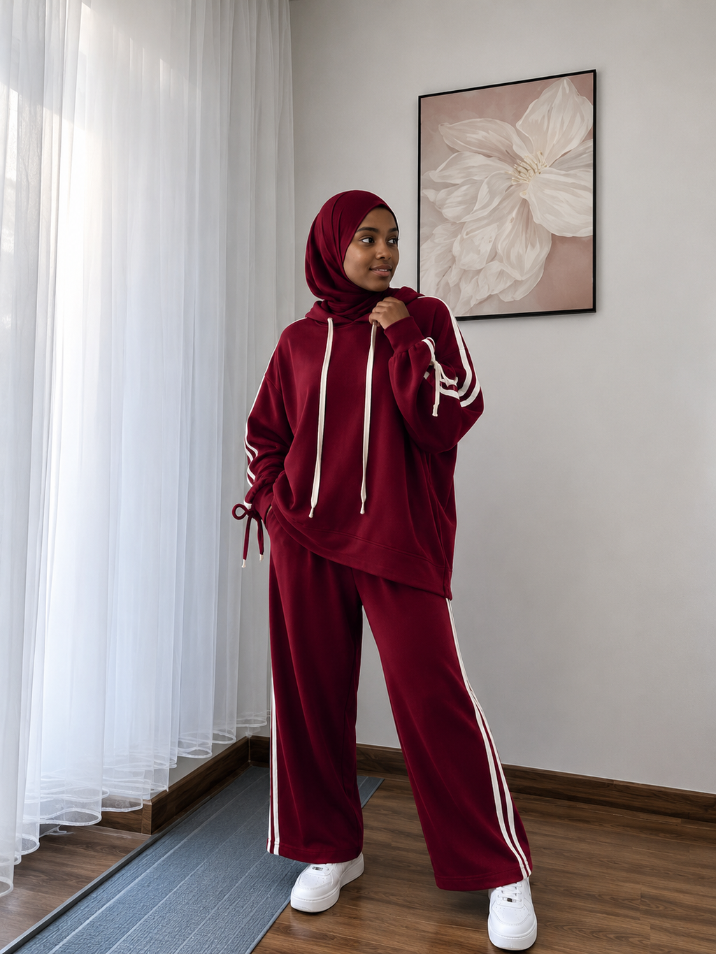 Modest Hoodie & Wide-Leg Set