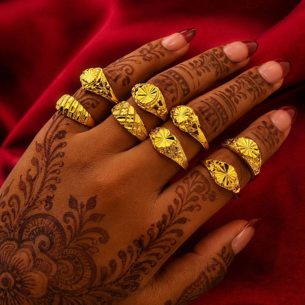 Luxury Adjustable Floral Ring