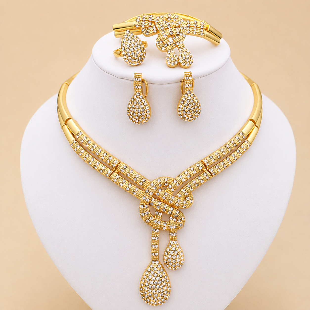 Classic Gold Jewelry Set for Women