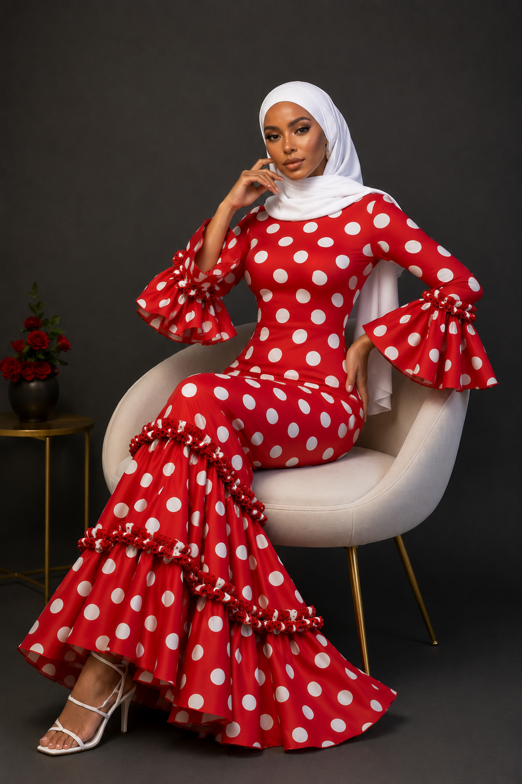 Graceful Evening Maxi Dress