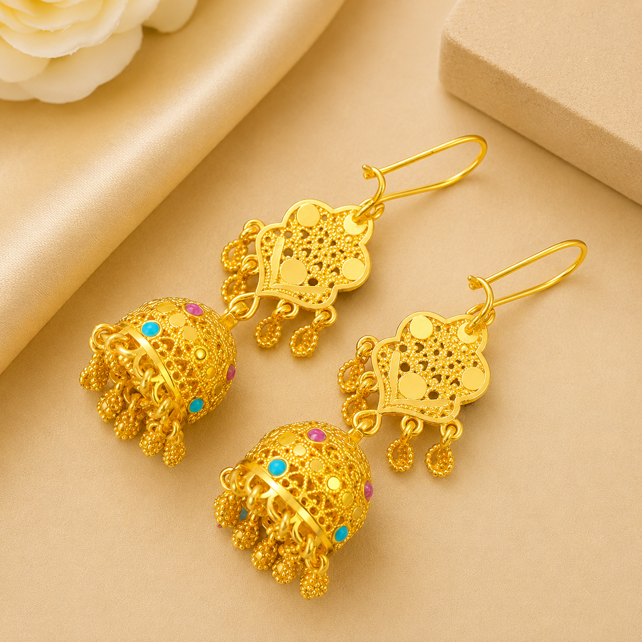 Elegant Gold Drop Earrings