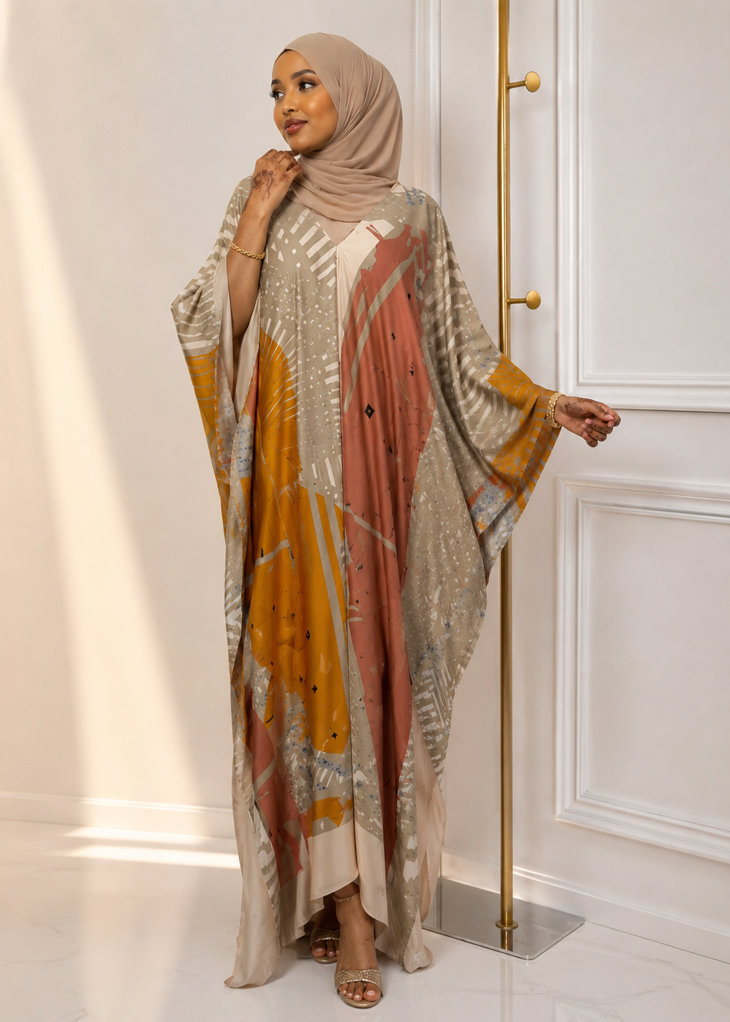 Stylish abay printed design
