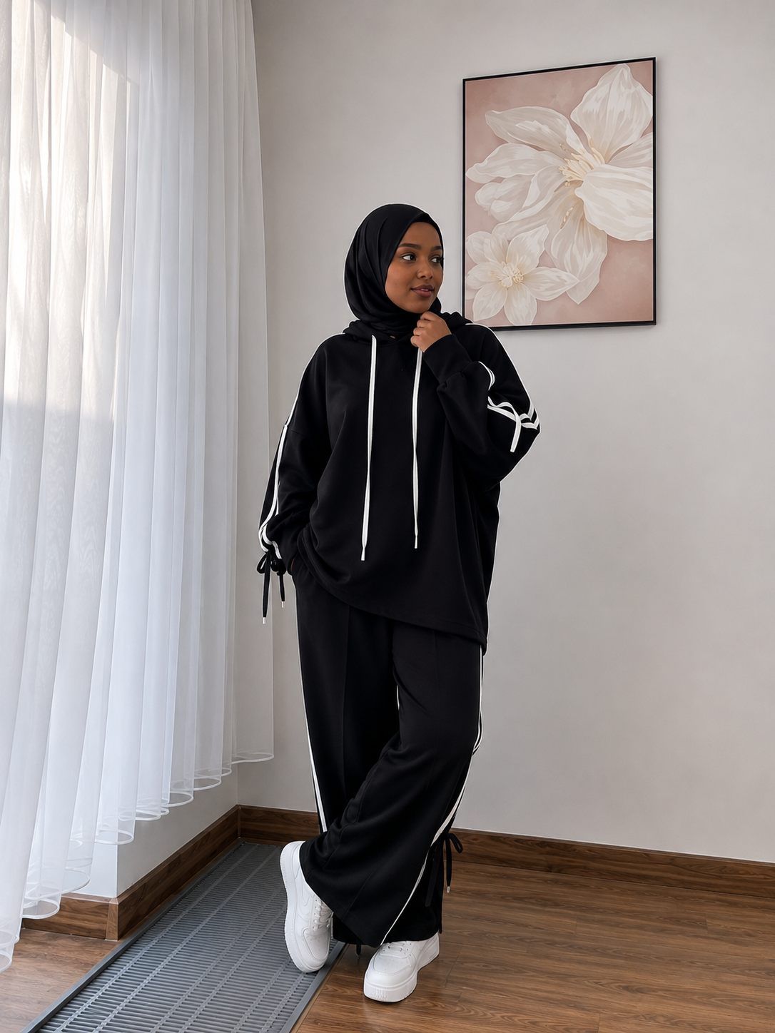 Modest Hoodie & Wide-Leg Set