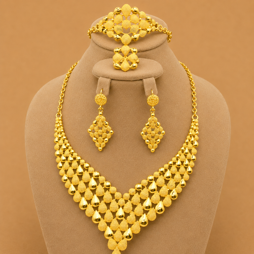Premium Gold Choker Set