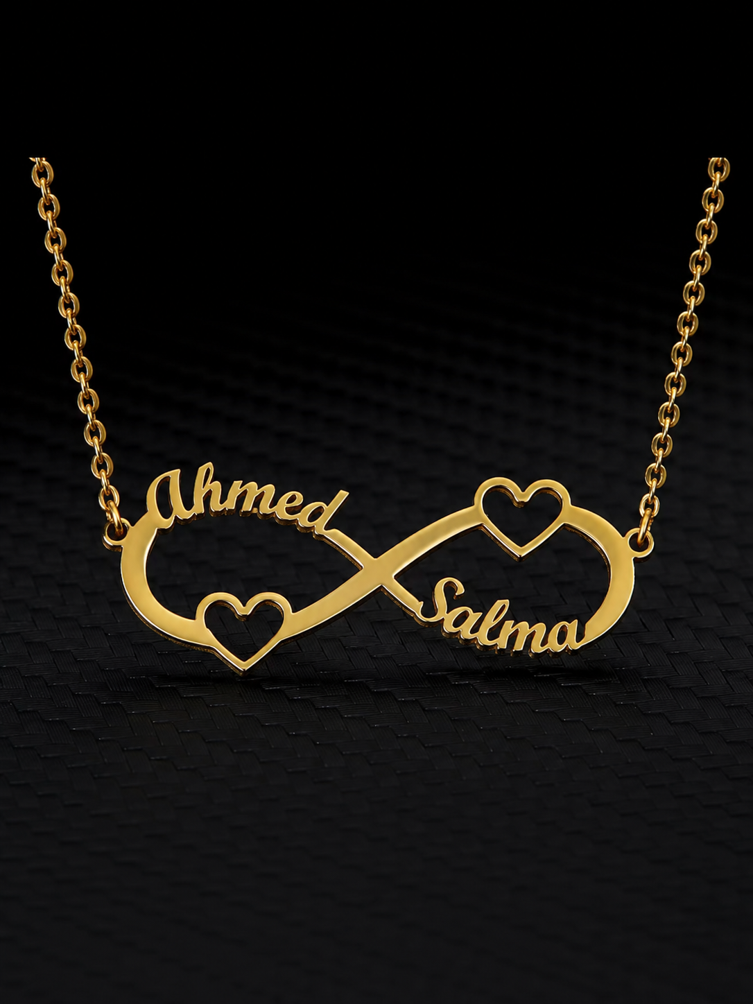 2 names necklace