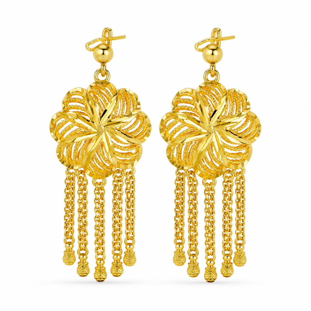 Elegant Gold Drop Earrings