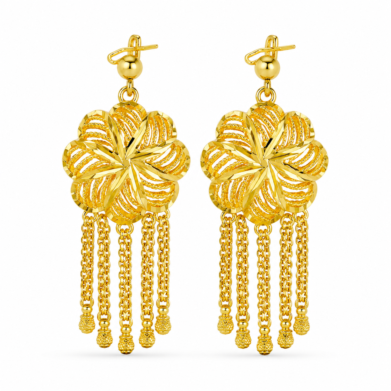 Elegant Gold Drop Earrings