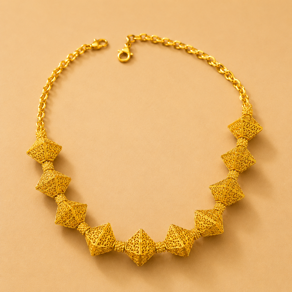 Complete Gold Bridal Jewelry Set