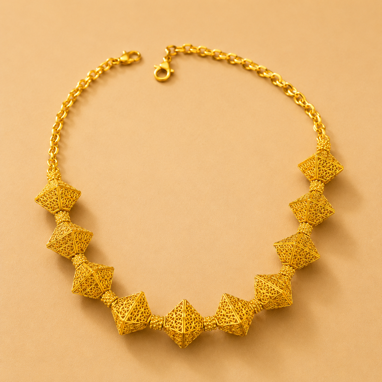 Complete Gold Bridal Jewelry Set
