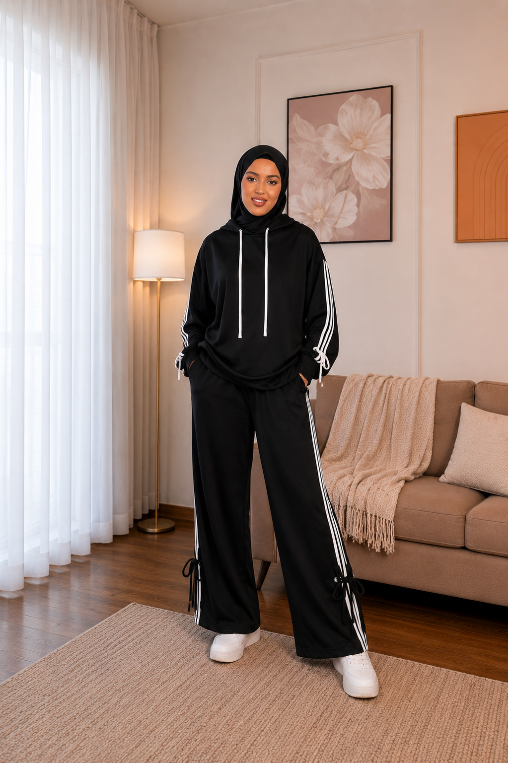 Modest Hoodie & Wide-Leg Set