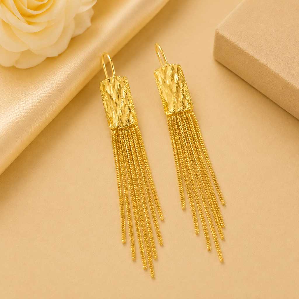 Elegant Gold Drop Earrings
