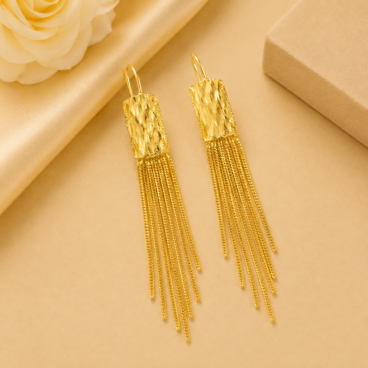 Elegant Gold Drop Earrings