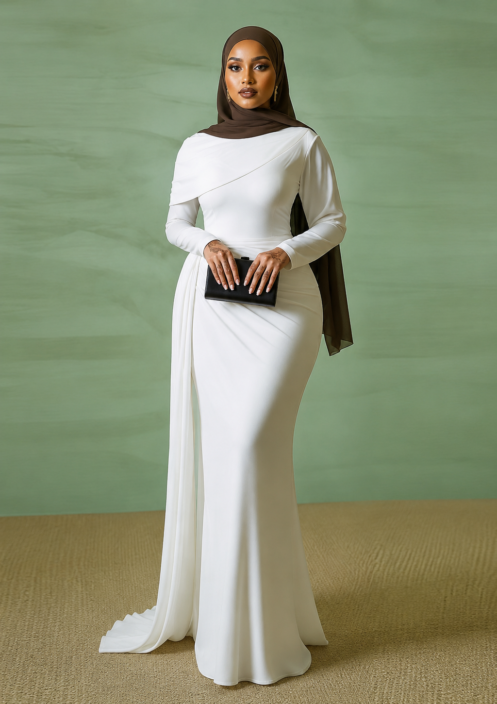 Evening Dress  Sleeve Mermaid