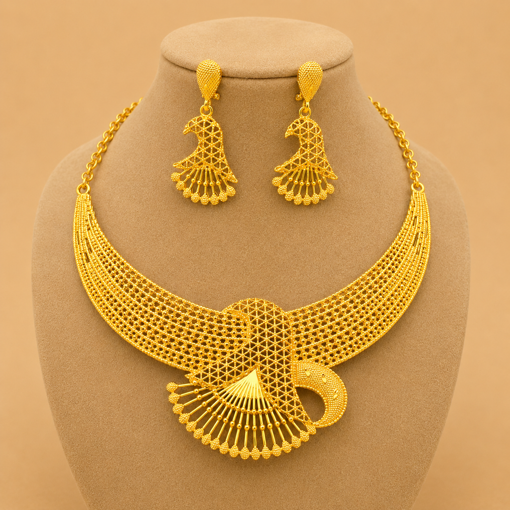Premium Gold Choker Set