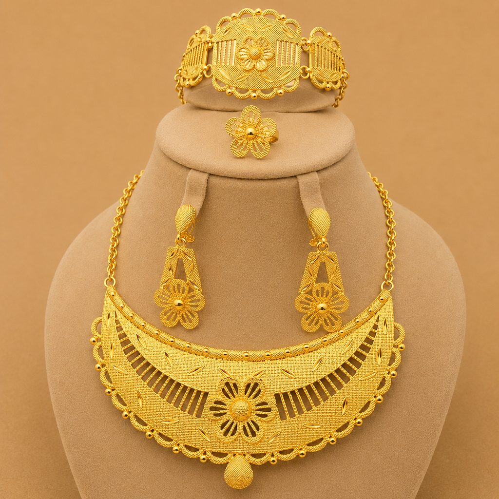 Premium Gold Choker Set