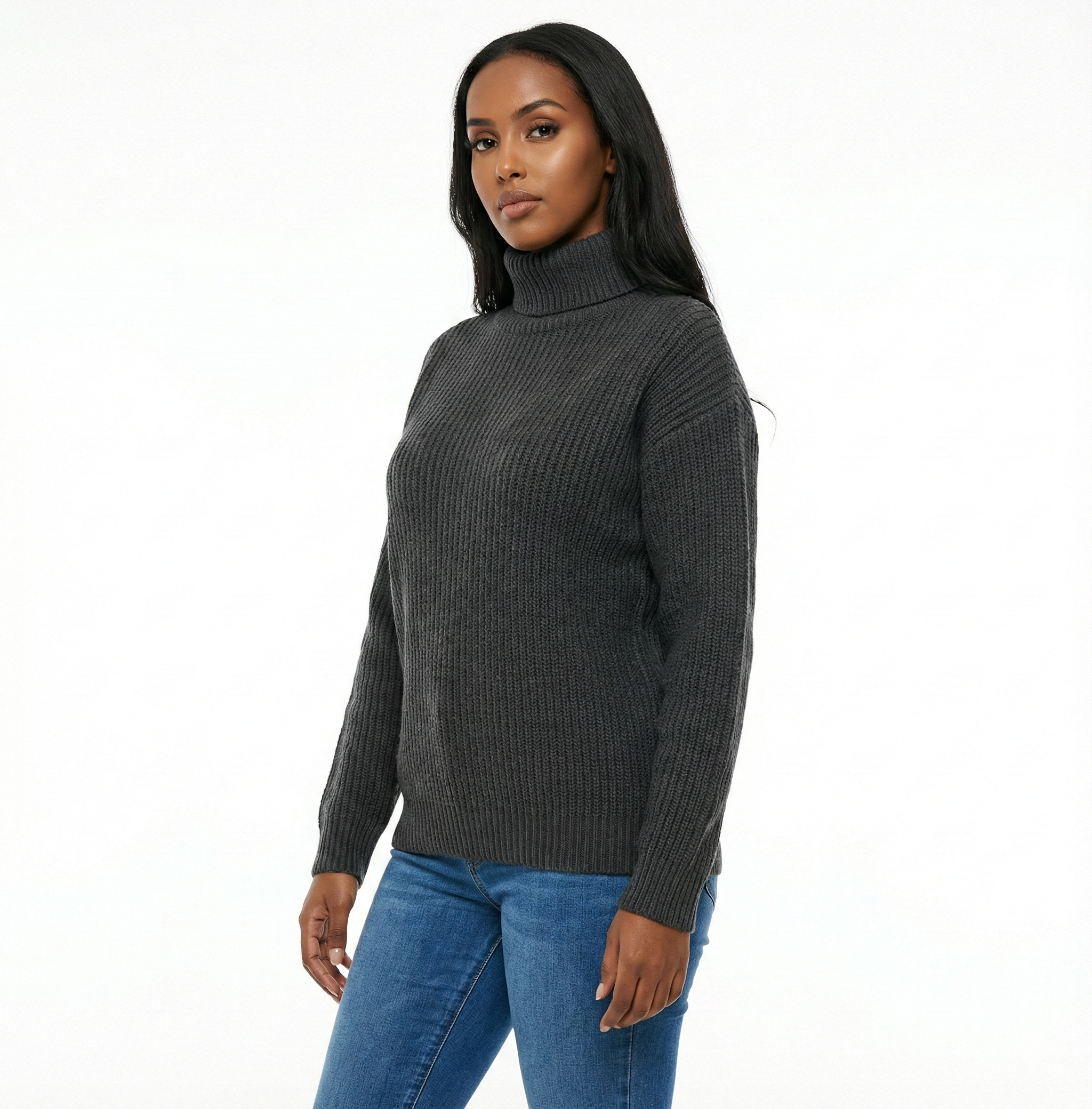 Long Sweater Winter Warm Women Sweater Dress