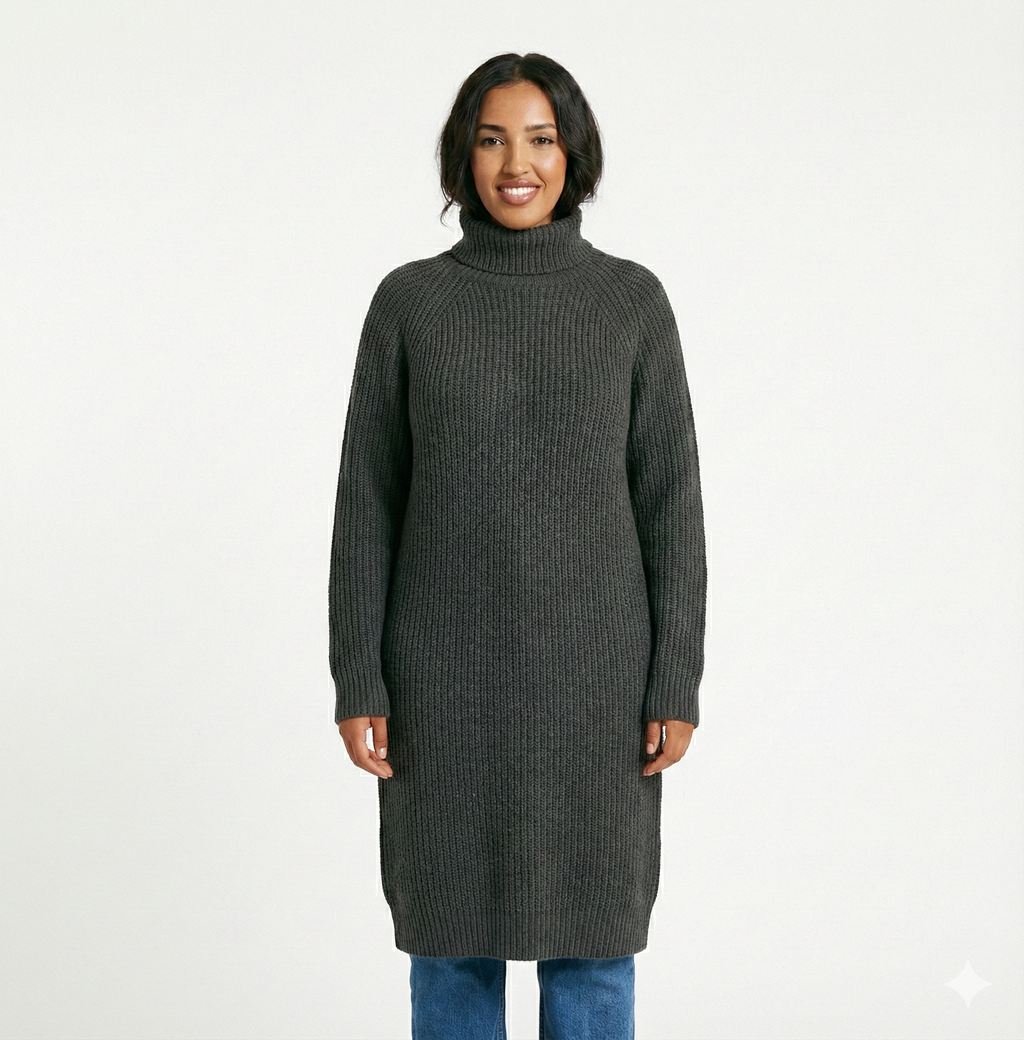 Long Sweater Winter Warm Women Sweater Dress