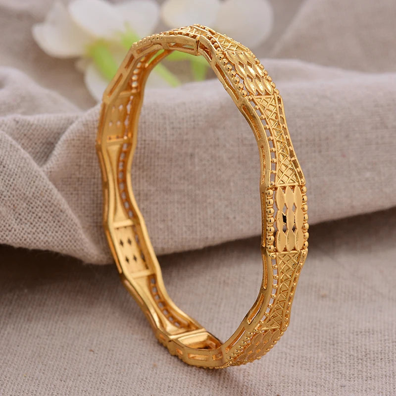 Elegant Gold Bangle Bracelet