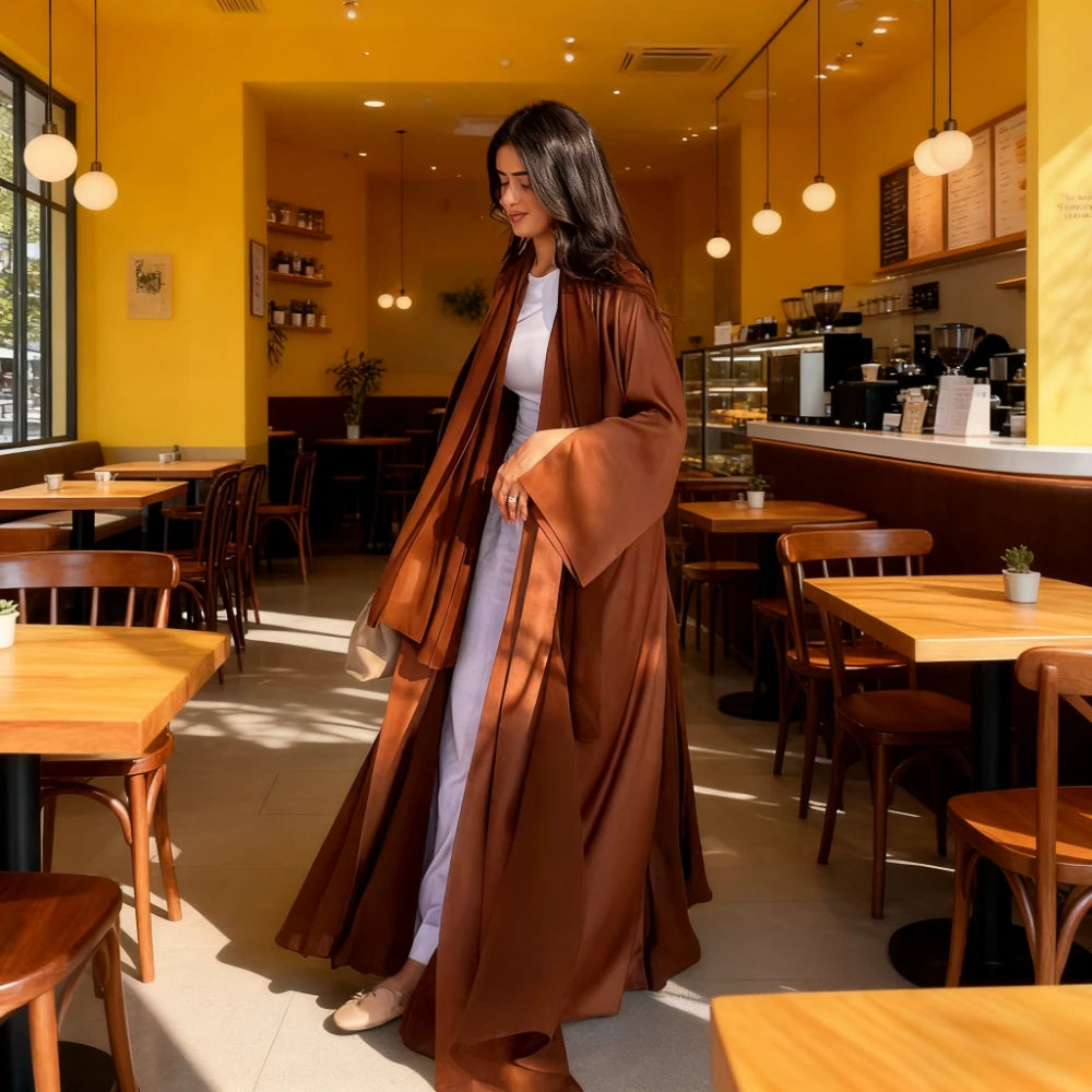 Long Robe Morocco Dubai Abayas Kaftan
