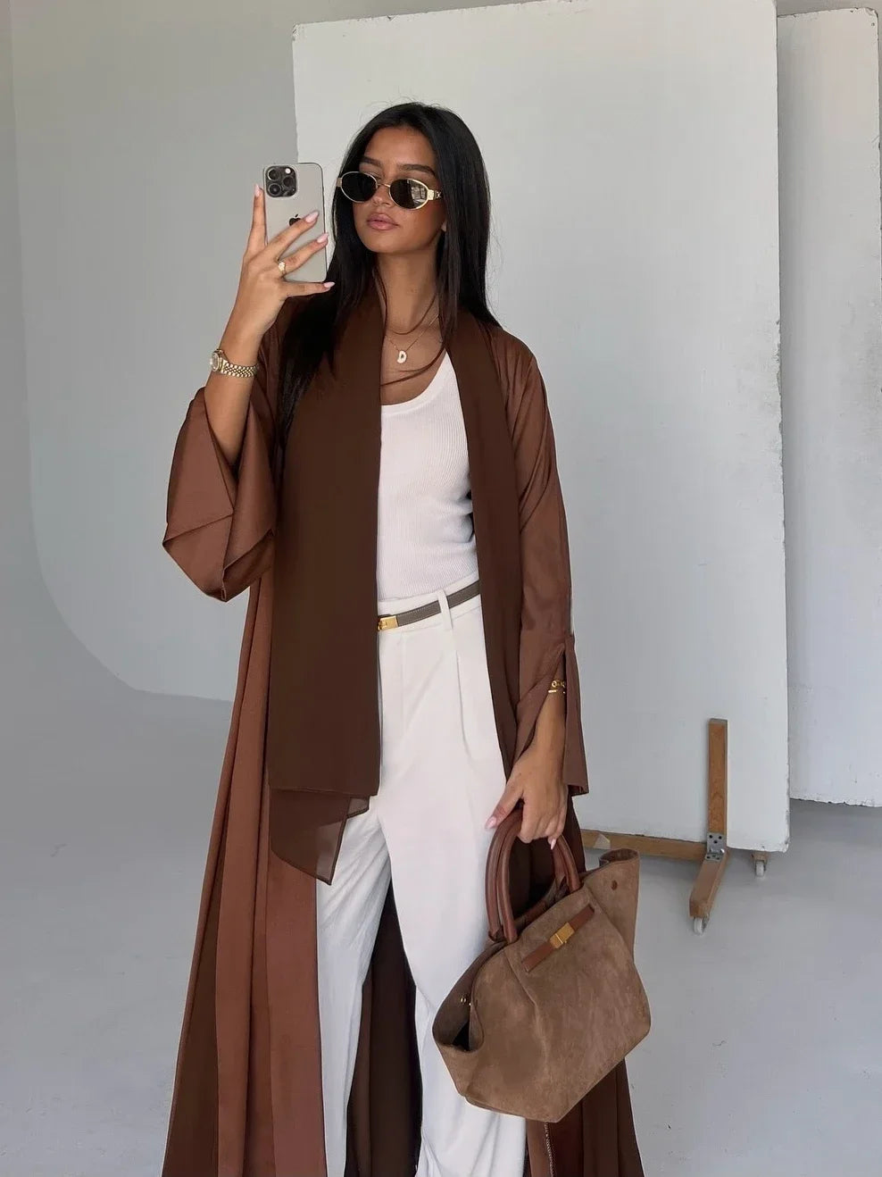 Long Robe Morocco Dubai Abayas Kaftan