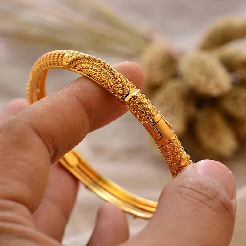 Elegant Gold Bangle Bracelet