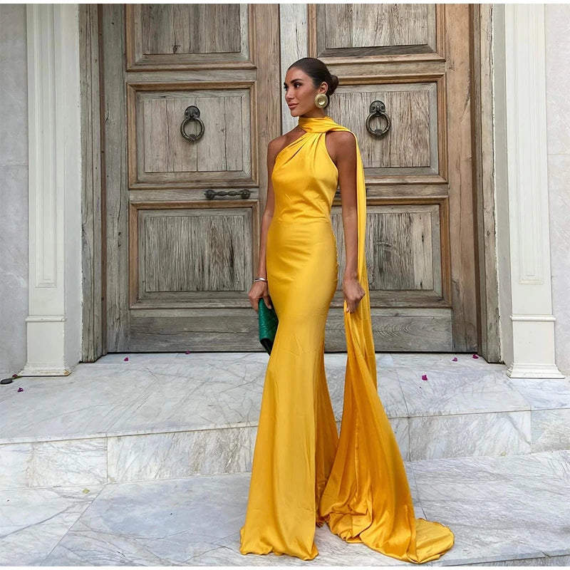 Sexy Satin Ribbon Dress