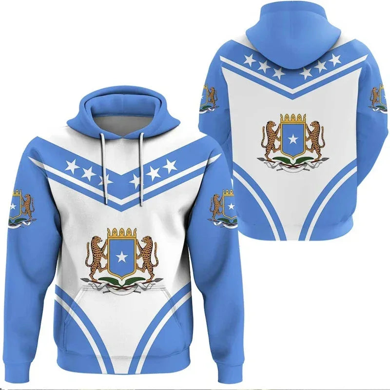 Somalia Flag Hooded Sweatshirts