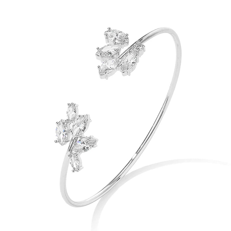 Luxury Zircon Cuff Bangle