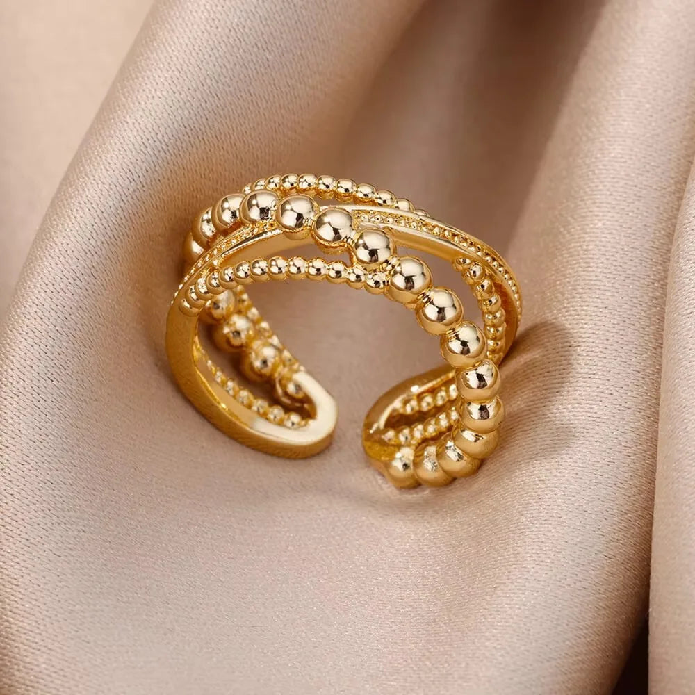 Geometric Belt Ring