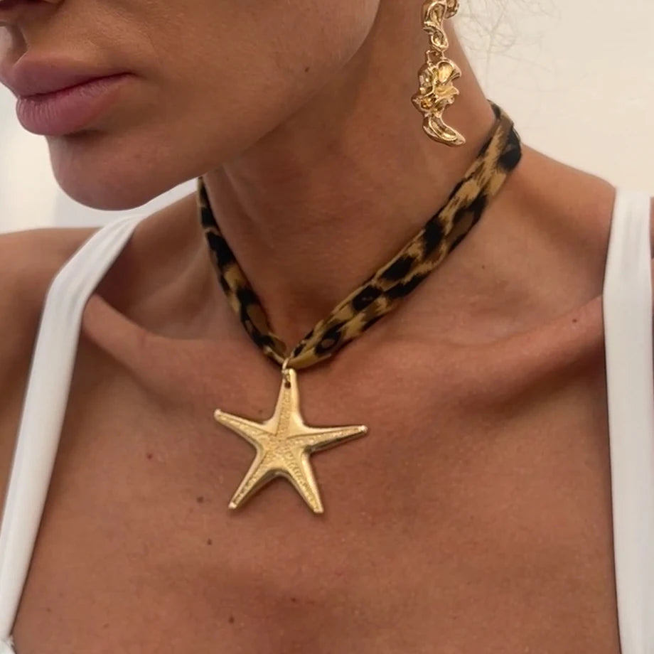 Starfish Heart Necklace