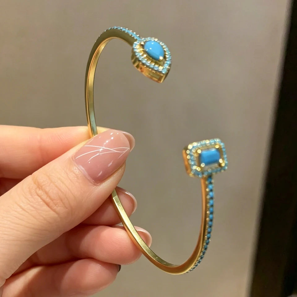 Luxury Zircon Cuff Bangle
