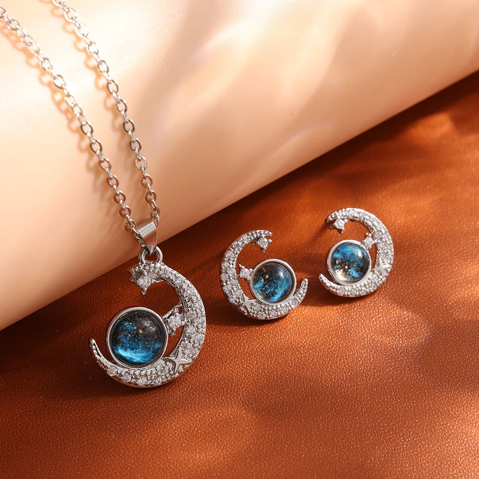 Planet Pendant Necklace