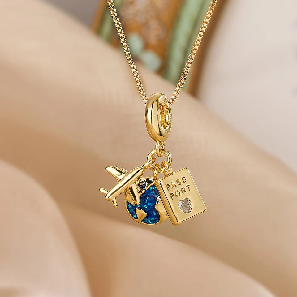 Planet Pendant Necklace