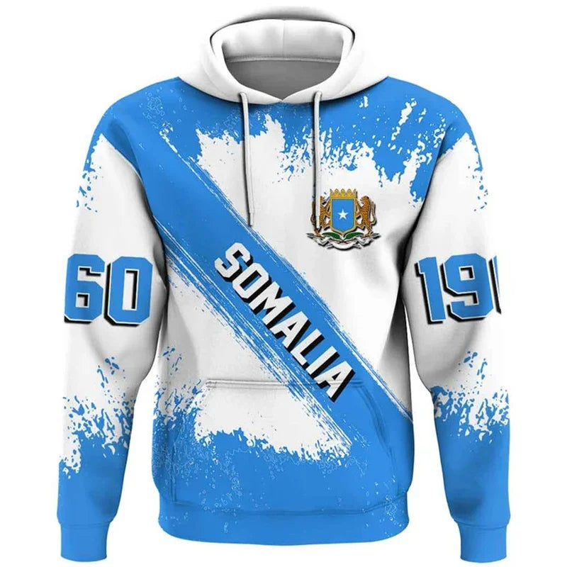 Somalia Flag Hooded Sweatshirts