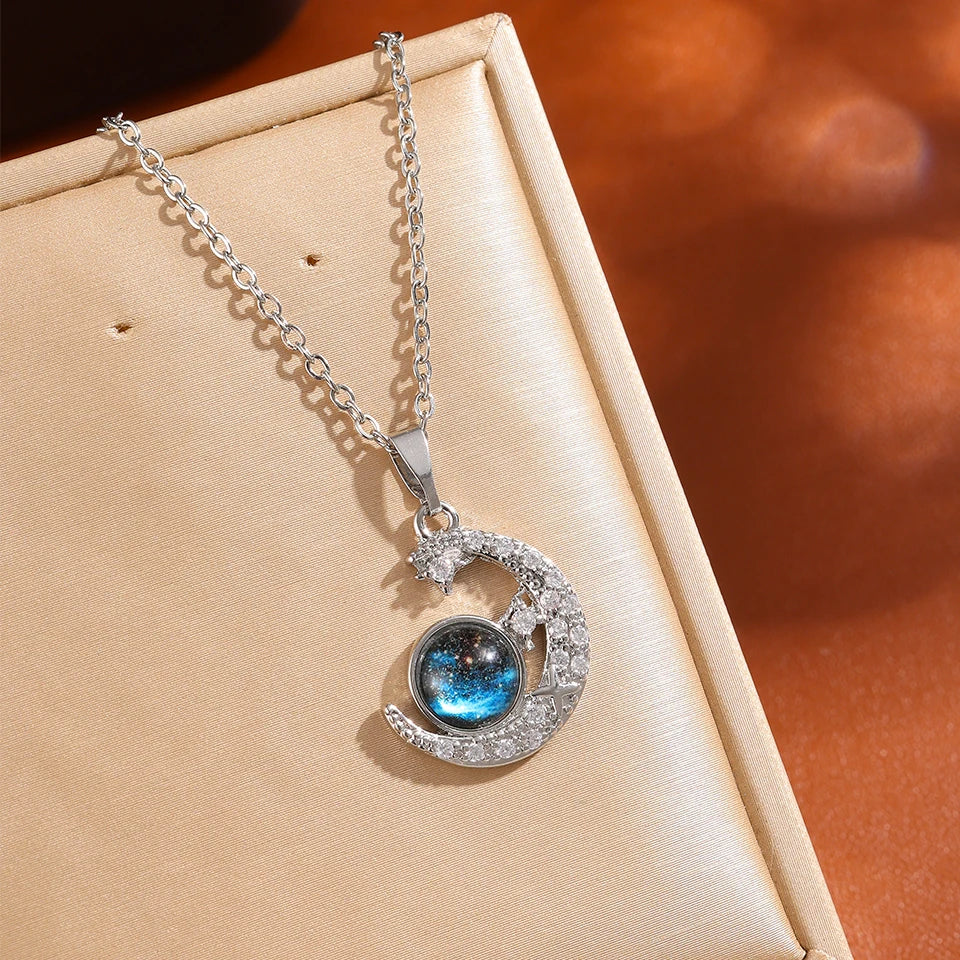 Planet Pendant Necklace