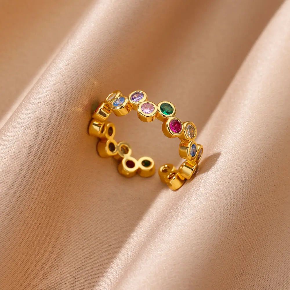 Heart Zircon Ring