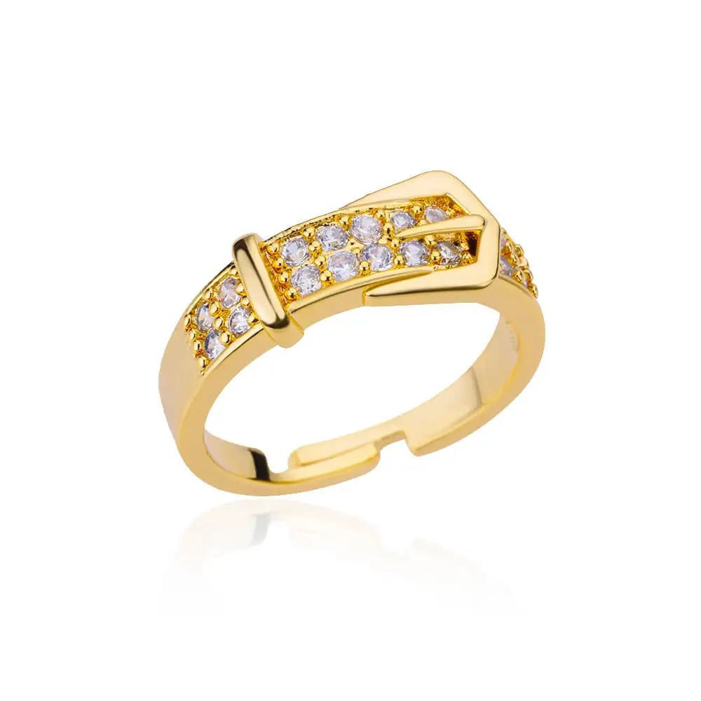 Geometric Belt Ring