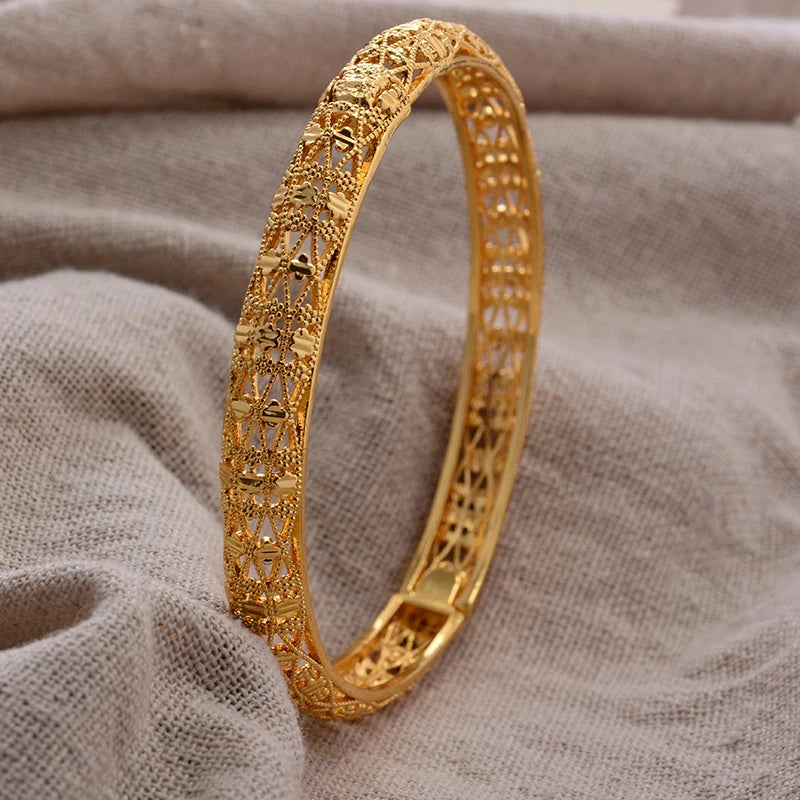 Elegant Gold Bangle Bracelet