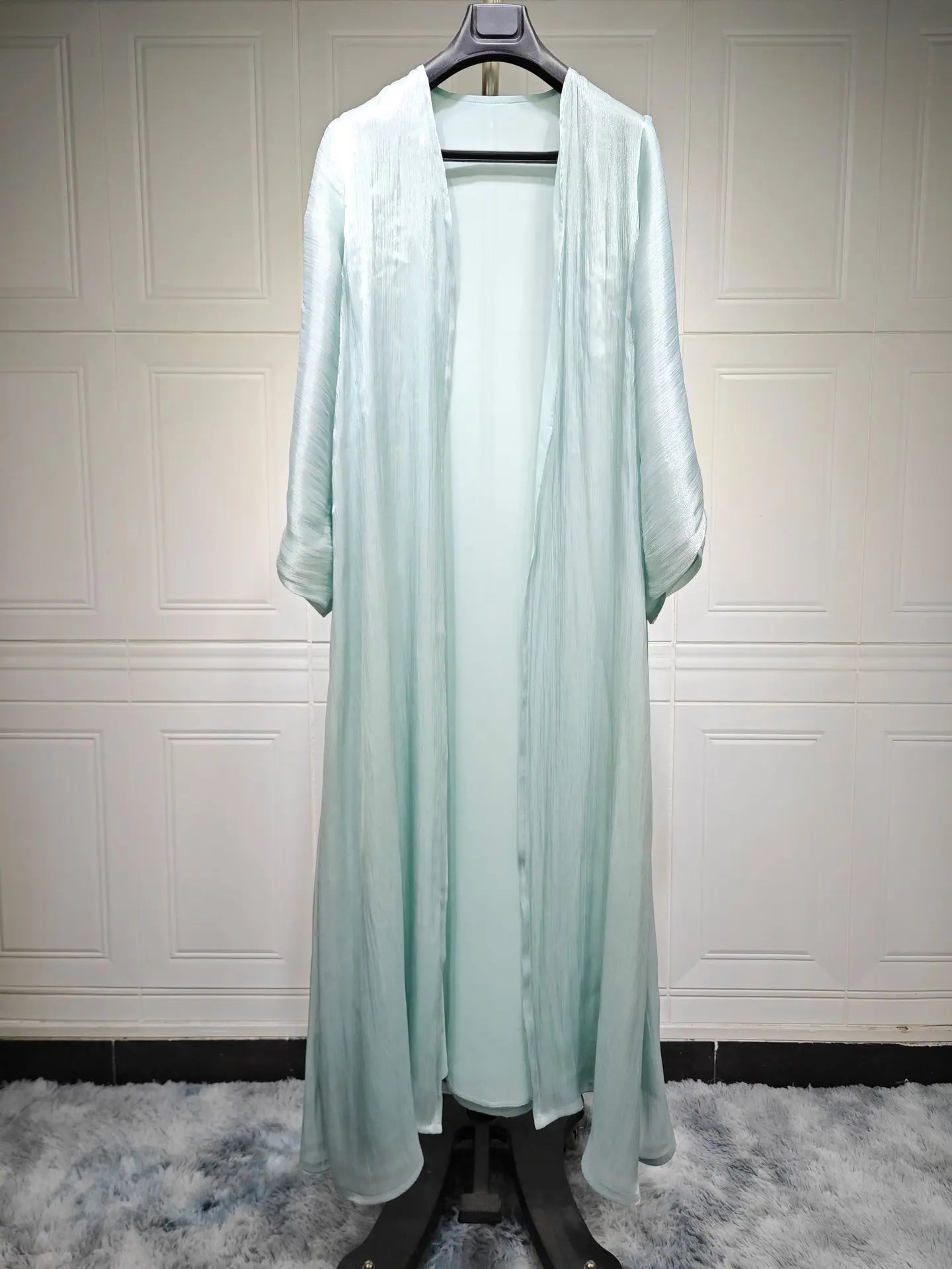 Satin Open Abaya