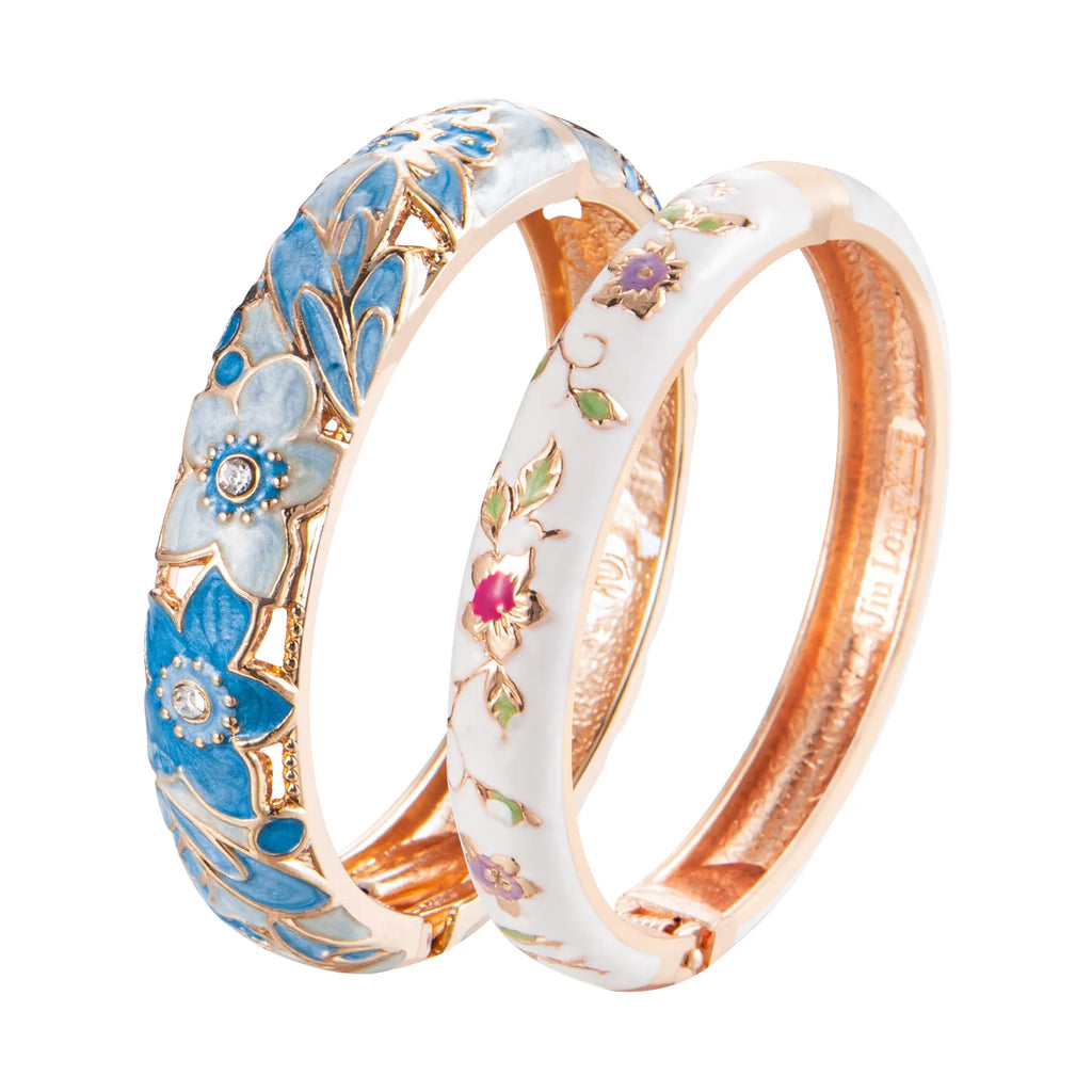 Premium Enamel Bangle Set