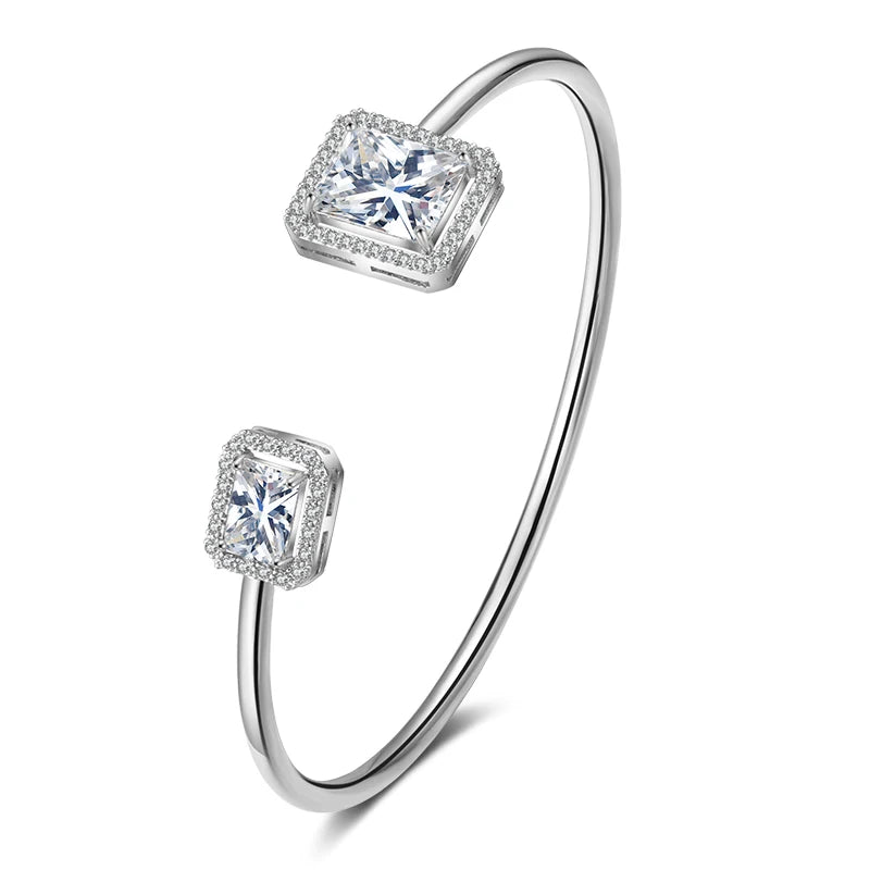 Luxury Zircon Cuff Bangle