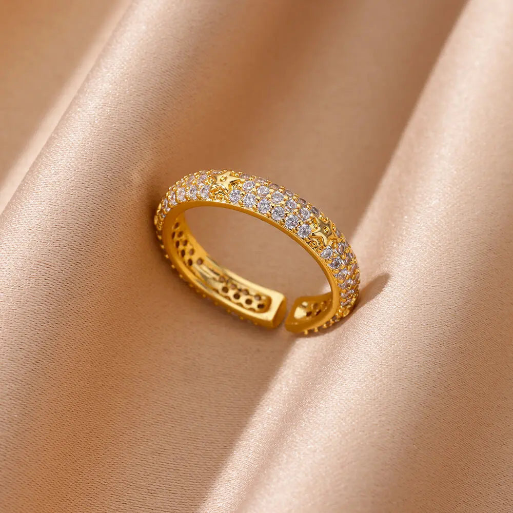 Heart Zircon Ring